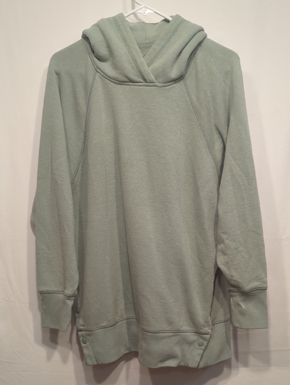 aerie Sage Green Hooded Turtleneck Sweatshirt
